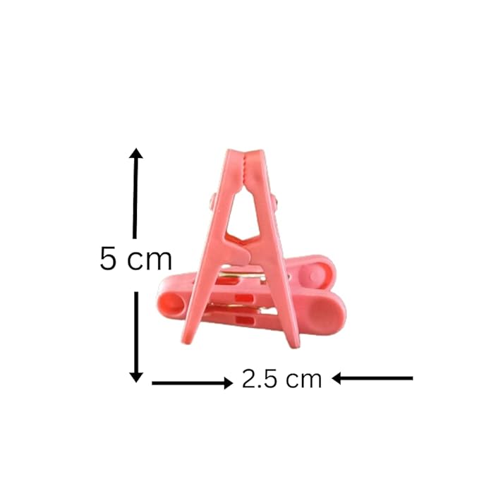 Heavy Duty Plastic Cloth Clips (Pack of 50)