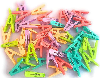 Heavy Duty Plastic Cloth Clips (Pack of 50)