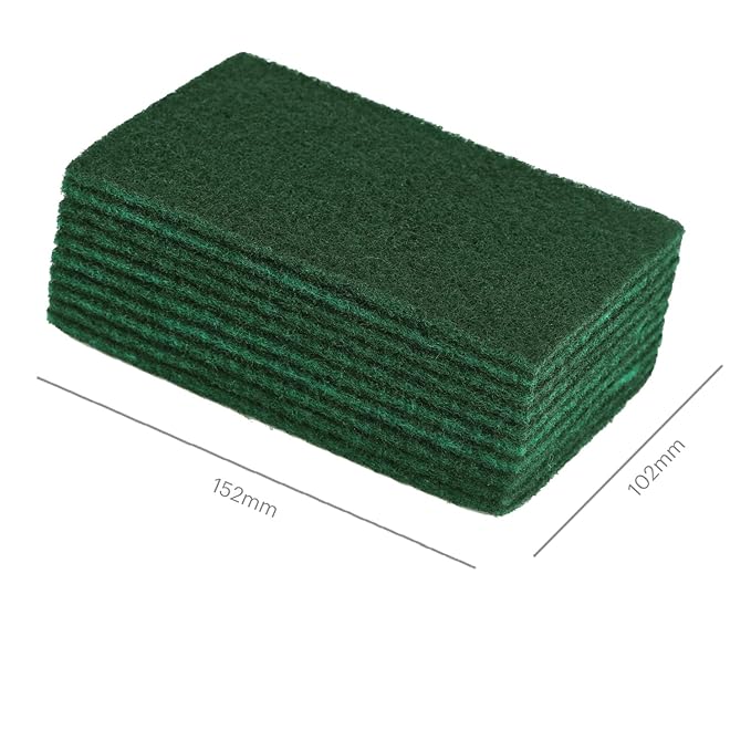 Scrub Pad Green (Pack of 10)