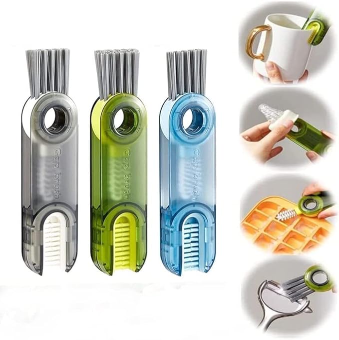 3 in 1 Cup Lid Gap Cleaning Brush