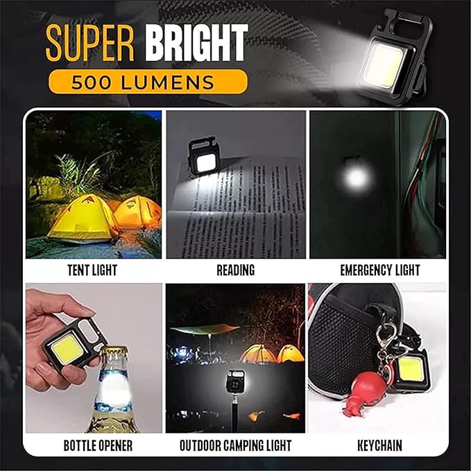 Mini Keychain USB-Rechargeable Light